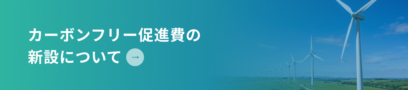 カーボンフリー促進費の新設について